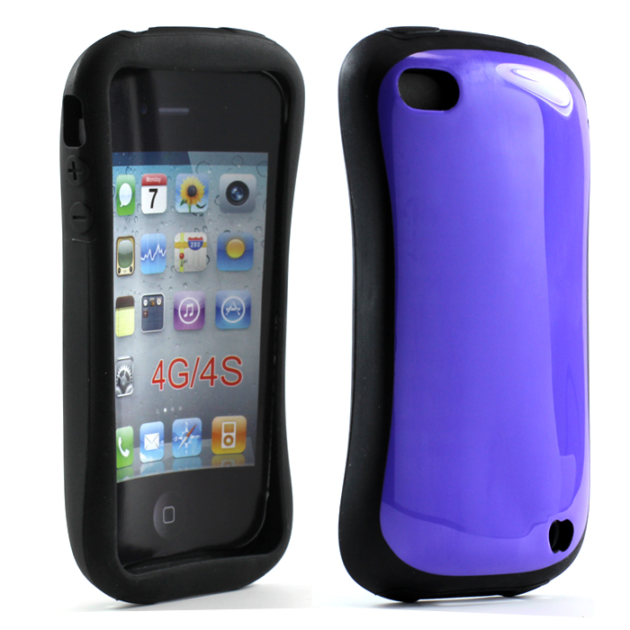 iPhone 4 4S CANDY Shell Case (Purple)